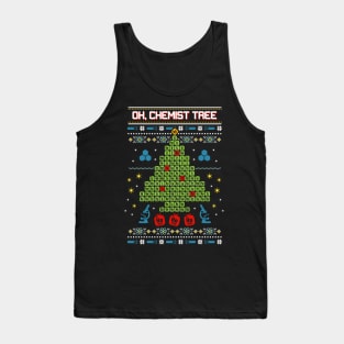 Oh, Chemist Tree Ugly Christmas Sweatshirt Tank Top